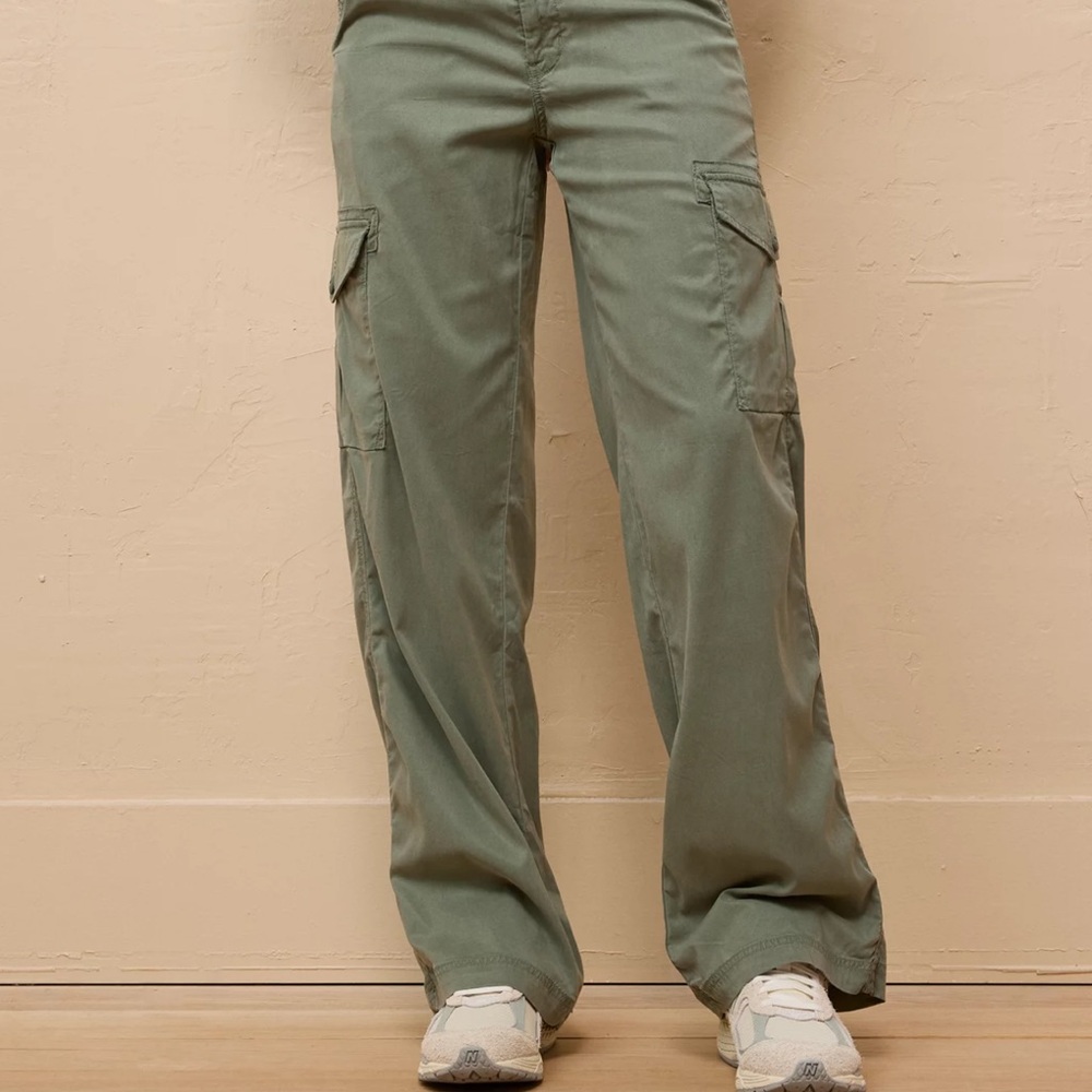 American Eagle Outfitters Green Cargo Baggy Wide Leg - Picture 5 of 5